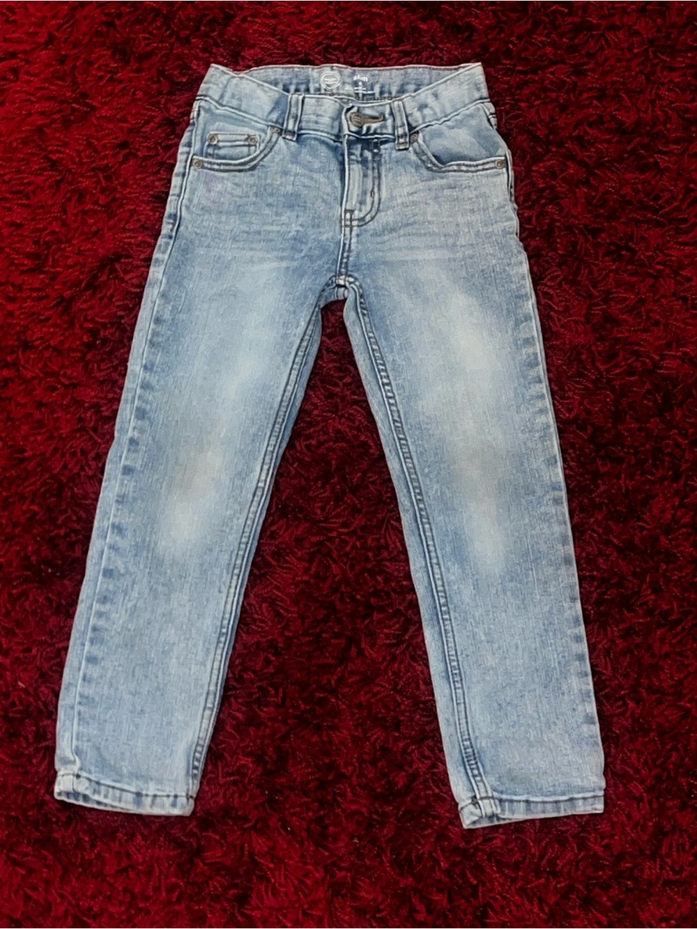 Brand new w/o tags Wonder Nation Slim Fit Jeans - Size 6 Kids (Light Blue Wash)